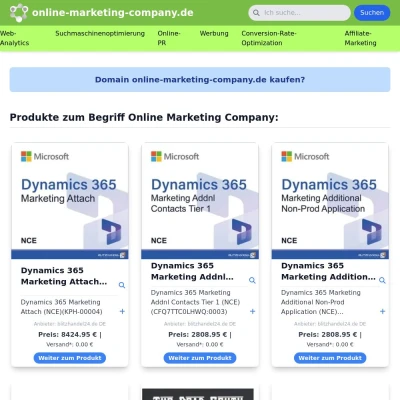 Screenshot online-marketing-company.de