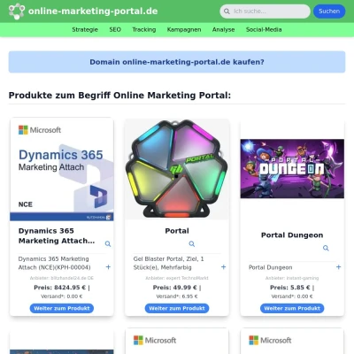 Screenshot online-marketing-portal.de