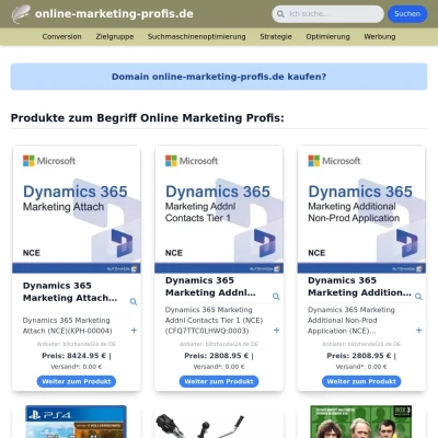 Screenshot online-marketing-profis.de