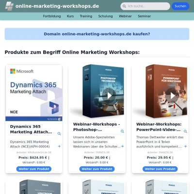 Screenshot online-marketing-workshops.de