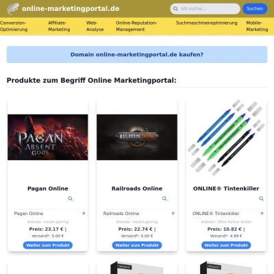 Screenshot online-marketingportal.de