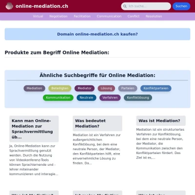 Screenshot online-mediation.ch