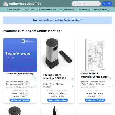 Screenshot online-meeting24.de