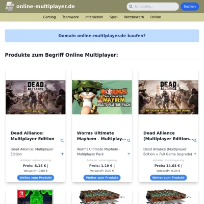Screenshot online-multiplayer.de