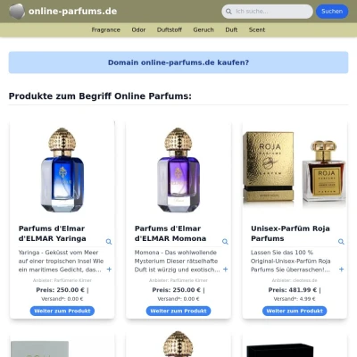 Screenshot online-parfums.de