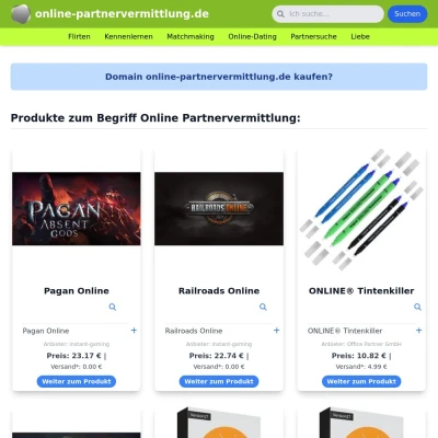 Screenshot online-partnervermittlung.de