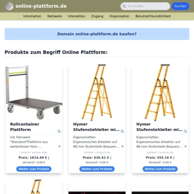 Screenshot online-plattform.de