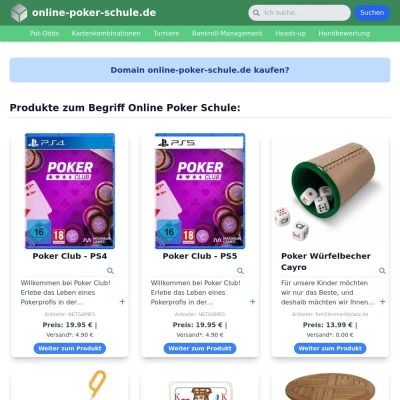 Screenshot online-poker-schule.de