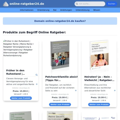 Screenshot online-ratgeber24.de