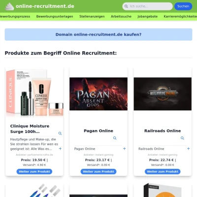 Screenshot online-recruitment.de