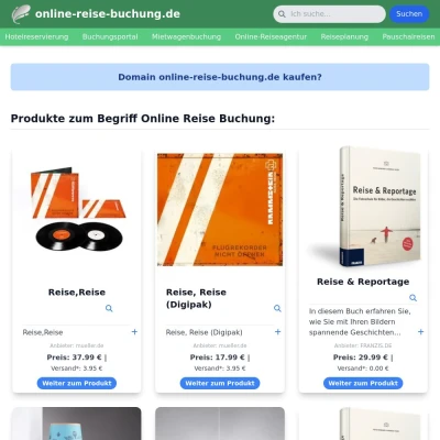 Screenshot online-reise-buchung.de