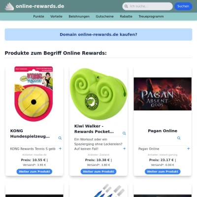 Screenshot online-rewards.de