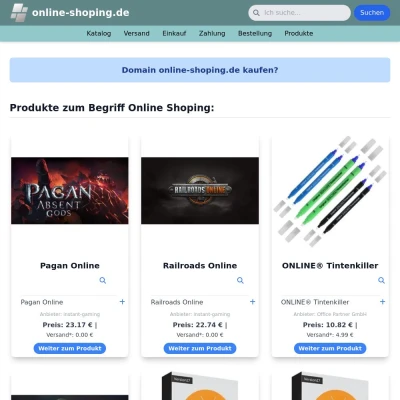 Screenshot online-shoping.de