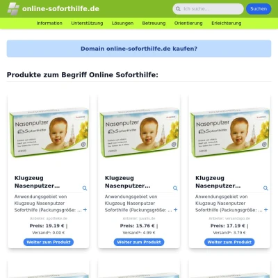 Screenshot online-soforthilfe.de