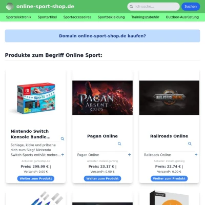 Screenshot online-sport-shop.de