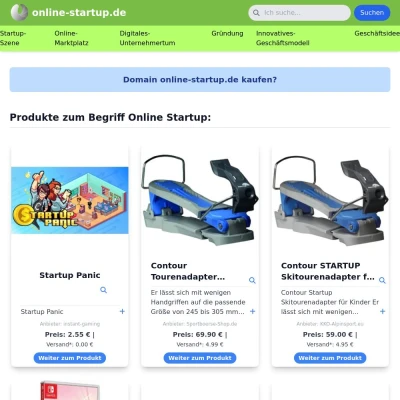 Screenshot online-startup.de