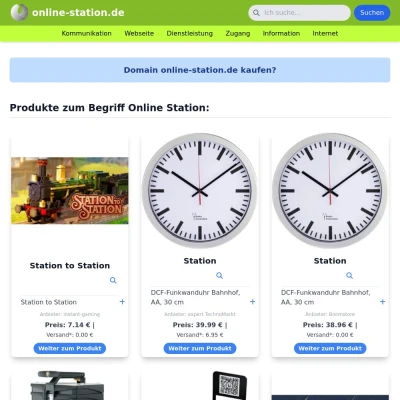 Screenshot online-station.de