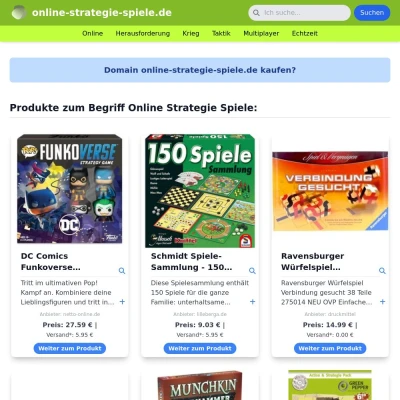 Screenshot online-strategie-spiele.de