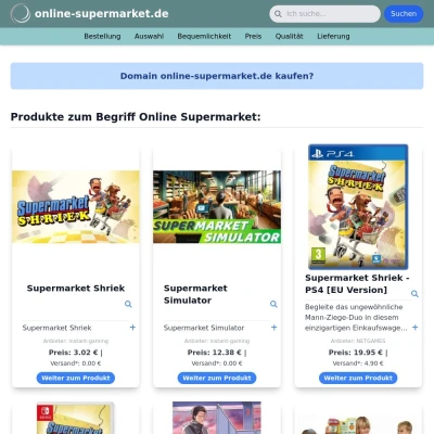 Screenshot online-supermarket.de