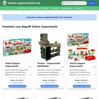 Screenshot online-supermarkt24.de