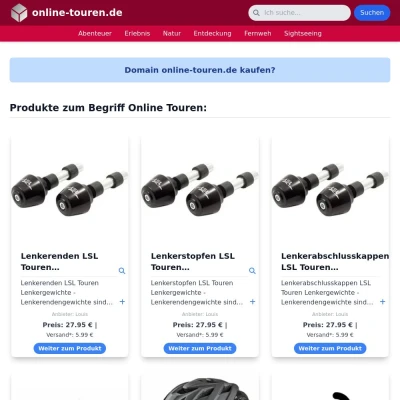 Screenshot online-touren.de