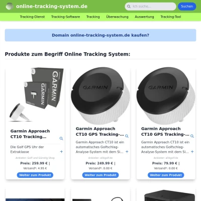Screenshot online-tracking-system.de