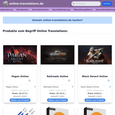 Screenshot online-translations.de