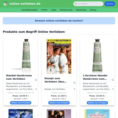 Screenshot online-verlieben.de