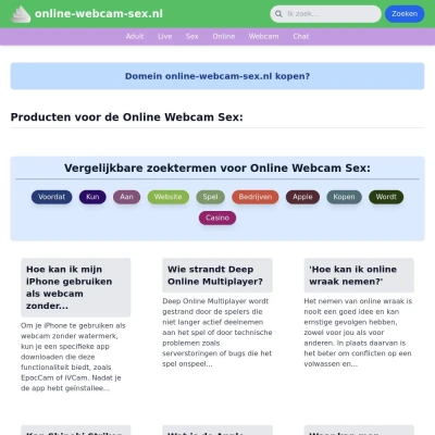 Screenshot online-webcam-sex.nl