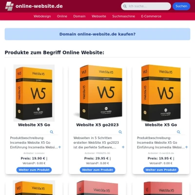 Screenshot online-website.de