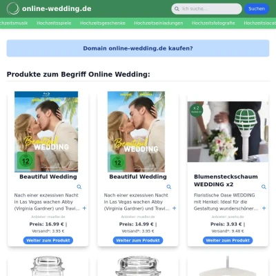 Screenshot online-wedding.de