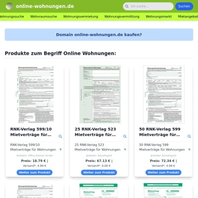 Screenshot online-wohnungen.de