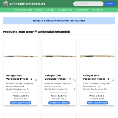 Screenshot onlineaktienhandel.de