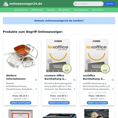 Screenshot onlineanzeiger24.de