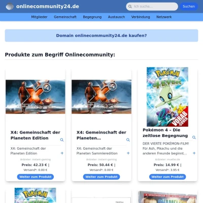 Screenshot onlinecommunity24.de