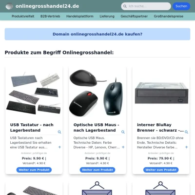 Screenshot onlinegrosshandel24.de