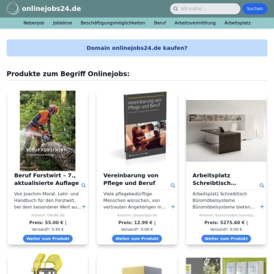 Screenshot onlinejobs24.de
