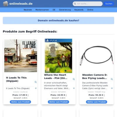 Screenshot onlineleads.de