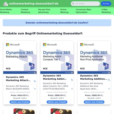 Screenshot onlinemarketing-duesseldorf.de