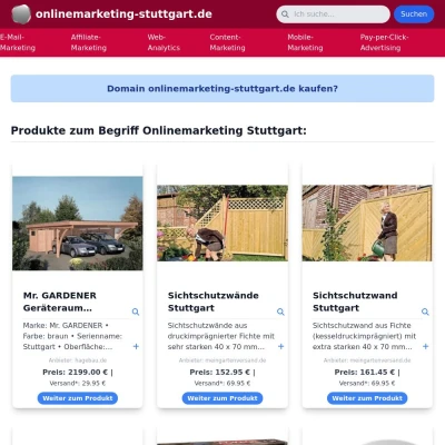 Screenshot onlinemarketing-stuttgart.de