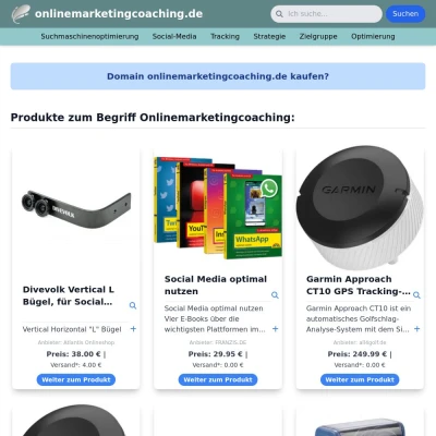 Screenshot onlinemarketingcoaching.de