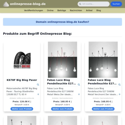 Screenshot onlinepresse-blog.de