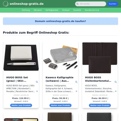 Screenshot onlineshop-gratis.de