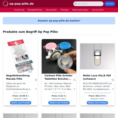 Screenshot op-pop-pille.de
