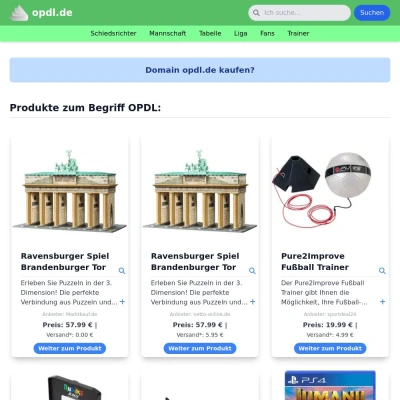 Screenshot opdl.de