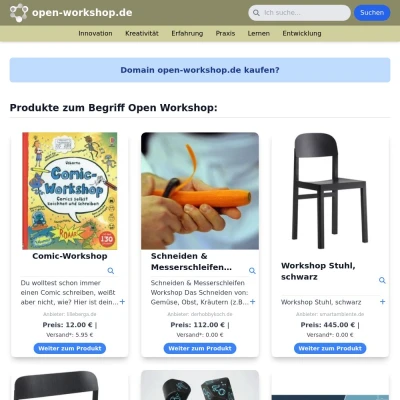 Screenshot open-workshop.de