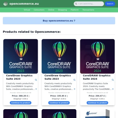 Screenshot opencommerce.eu