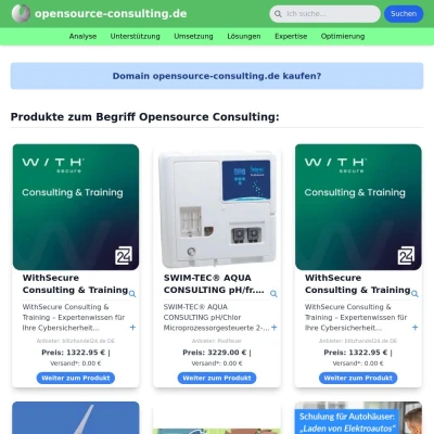 Screenshot opensource-consulting.de