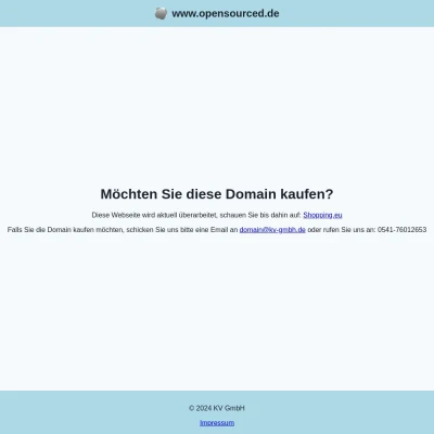 Screenshot opensourced.de