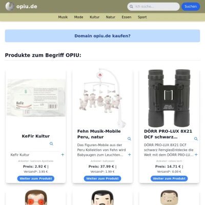 Screenshot opiu.de